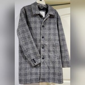NWT American Eagle mens Plaid Topcoat size M
